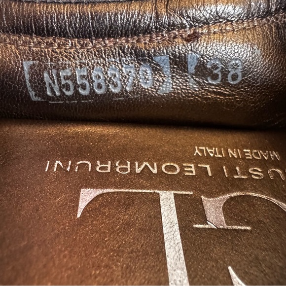 AGL Attilio Giusti Leombruni Monika‎ Ballet Flats Size 38 Brown Suede Cap Toe - Picture 11 of 11